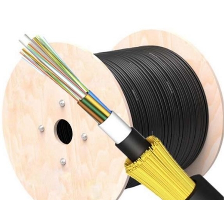 Self Supporting Aerial Cable ADSS 8 Core Fiber Cable Single Jacket Outdoor High Tension